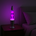 Ver imagem 2 de Luminária Abajur de Mesa Decorativo Retrô Lava Lamp 34cm para Sala Quarto Escritório 110v:roxo