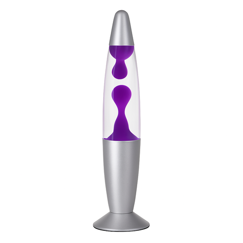 Luminária Abajur de Mesa Decorativo Retrô Lava Lamp 34cm para Sala Quarto Escritório 110v:roxo