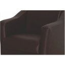 Ver imagem 3 de Kit 2 Poltronas Decorativa para Sala e Escritório Tilla Corino Marrom - Ds Móveis