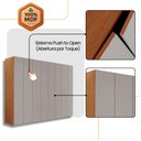Ver imagem 6 de Guarda Roupa Casal Atacama Mdf 8 Portas e 12 Prateleiras Moderna Mobília