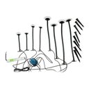 Ver imagem 3 de Luminária de Jardim Nordecor Pilze 6613 Led Bivolt Preto 3000k Luz Amarela