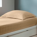 Ver imagem 2 de Colcha Solteiro Slip 200 Fios 100% Algodão Zapt Zum 02 Peças - Bege