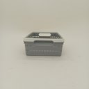 Ver imagem 2 de Caixa Organizadora Plástico 7x16x23cm Cinza