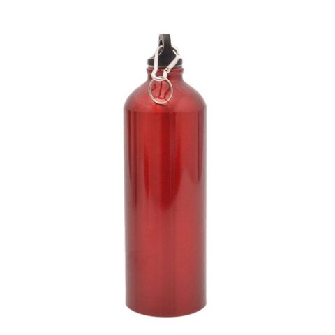 Garrafa Academia Squeeze Alumínio Prime Vermelha 750ml Mosquetão - Fratelli