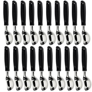 Kit 20 Colheres Conchas para Açaí Sorvete Pegador Tramontina Zamak 21cm