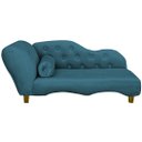 Ver imagem 2 de Caminha Pet Luxo Divâ Tecido Veludo Divini Decor:azul Royal