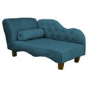 Ver imagem 1 de Caminha Pet Luxo Divâ Tecido Veludo Divini Decor:azul Royal