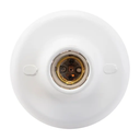 Ver imagem 1 de Kit 10 Plafon Branco 113 com Soquete E-27 de Porcelana Redondo