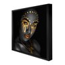 Quadro 50cm X 50cm Face Mulher Dourada Tropical Artes - 6