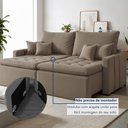 Ver imagem 7 de Sofá Retrátil 2 Lugares 200 Cm Chicago