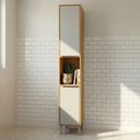 Ver imagem 1 de Torre Nicho 2 Portas 37 cm Brilhante Celeste Bege/Cinamomo/Offwhite