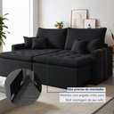 Ver imagem 7 de Sofá Retrátil 2 Lugares 200 Cm Chicago