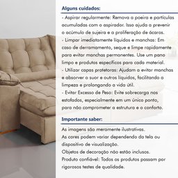 Sofá Retrátil e Reclinável 2 Lugares 200cm Dubai - 10