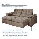 Ver mais imagens de Sofá Retrátil e Reclinável 2 Lugares 200cm Dubai