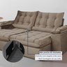 Sofá Retrátil e Reclinável 2 Lugares 200cm Dubai - 6