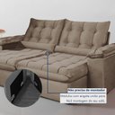 Ver imagem 6 de Sofá Retrátil e Reclinável 2 Lugares 200cm Dubai