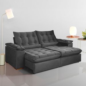 Sofá Retrátil e Reclinável 2 Lugares 200cm Dubai
