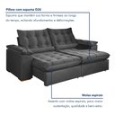 Ver imagem 6 de Sofá Retrátil e Reclinável 2 Lugares 200cm Dubai