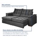 Ver imagem 5 de Sofá Retrátil e Reclinável 2 Lugares 200cm Dubai