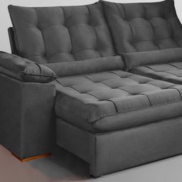 Sofá Retrátil e Reclinável 2 Lugares 200cm Dubai - 9