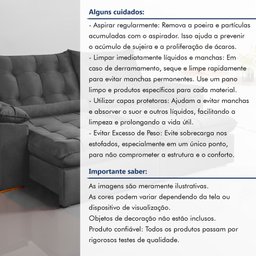 Sofá Retrátil e Reclinável 2 Lugares 200cm Dubai - 10