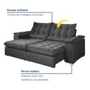 Ver imagem 2 de Sofá Retrátil e Reclinável 2 Lugares 200cm Dubai