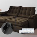 Ver imagem 7 de Sofá Retrátil e Reclinável 2 Lugares 200cm Dubai