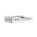 Ver imagem 3 de Cama Casal Infantil Montessoriana Helo - Branco Branco