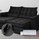 Ver imagem 7 de Sofá Retrátil e Reclinável 2 Lugares 200cm Dubai