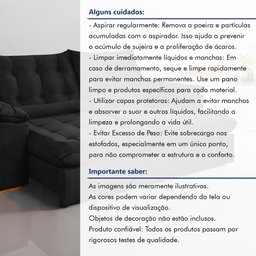 Sofá Retrátil e Reclinável 2 Lugares 200cm Dubai - 10