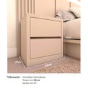 Ver imagem 6 de Cama Casal 2 Mesas C/ 2 Gavetas e Cabeceira sob Medida Mdf Cor:titânio
