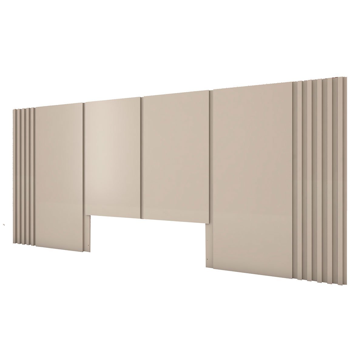 Cama Casal 2 Mesas C/ 2 Gavetas e Cabeceira sob Medida Mdf Cor:titânio - 8
