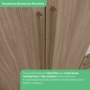 Ver mais imagens de Guarda-Roupa Modulado de Canto com Espelho Seletto Marrom/Areia/Jequetibá
