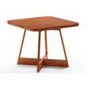 Ver imagem 6 de Conjunto: Mesa de Cozinha Átria 1593 Aço C/ Tampo Madeirado 90x90cm e 4 Cadeiras Soft Preto/nogal