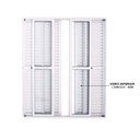 Ver imagem 2 de Porta de Alumínio de Correr Balcão 6 Folhas Vidros Temperado Branca - 210x240