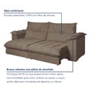 Ver imagem 6 de Sofá Retrátil e Reclinável 2 Lugares 200cm Italia