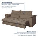 Ver imagem 7 de Sofá Retrátil e Reclinável 2 Lugares 200cm Italia