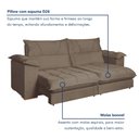 Ver imagem 5 de Sofá Retrátil e Reclinável 2 Lugares 200cm Italia