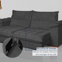 Ver imagem 7 de Sofá Retrátil e Reclinável 2 Lugares 200cm Italia