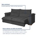 Ver imagem 5 de Sofá Retrátil e Reclinável 2 Lugares 200cm Italia