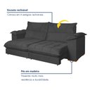 Ver imagem 2 de Sofá Retrátil e Reclinável 2 Lugares 200cm Italia