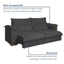 Ver imagem 6 de Sofá Retrátil e Reclinável 2 Lugares 200cm Italia