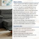 Ver mais imagens de Sofá Retrátil e Reclinável 3 Lugares Veludo Italia 200cm Cinza