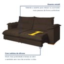 Ver imagem 3 de Sofá Retrátil e Reclinável 2 Lugares 200cm Italia