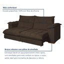 Ver imagem 5 de Sofá Retrátil e Reclinável 2 Lugares 200cm Italia