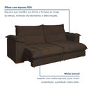 Ver imagem 6 de Sofá Retrátil e Reclinável 2 Lugares 200cm Italia