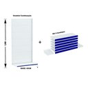 Ver imagem 2 de Gondola Parede 196 Amapa Flex Continua Branco 7 band PE Azul - Amapá