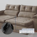 Ver imagem 6 de Sofá Retrátil e Reclinável 2 Lugares 200cm Vancouver