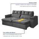 Ver imagem 3 de Sofá Retrátil e Reclinável 2 Lugares 200cm Vancouver