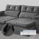 Ver imagem 7 de Sofá Retrátil e Reclinável 2 Lugares 200cm Vancouver